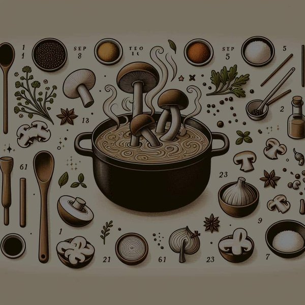 Comment réaliser un bouillon de champignons umami pour des soupes riches en goût ?